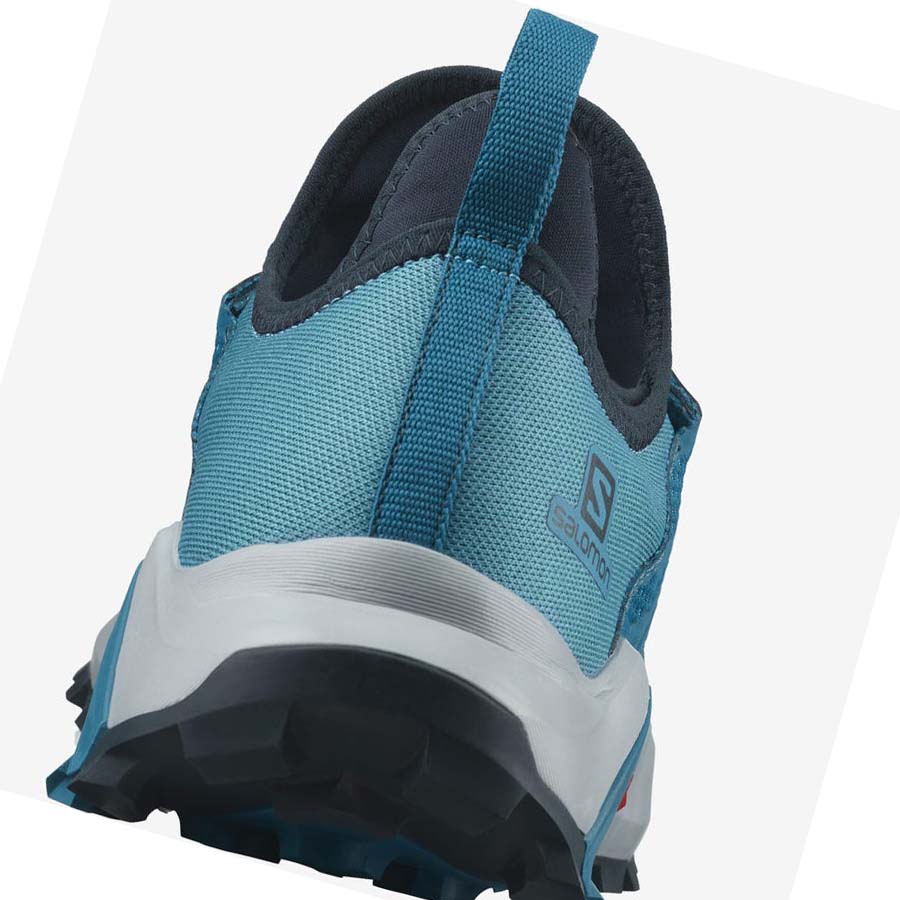 Tenis Para Trail Running Salomon MADCROSS Hombre Azules | MX 3533CTV